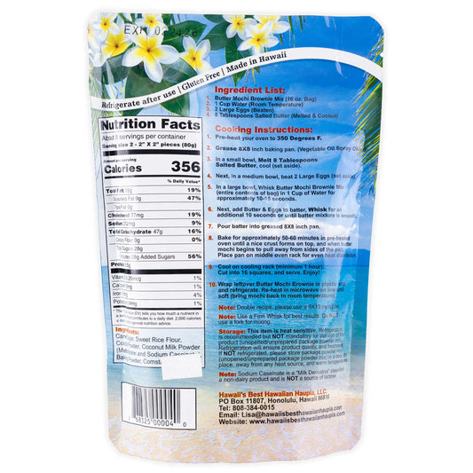 Hawaii's Best "Hawaiian Butter Mochi" Brownie Mix, 16 oz.